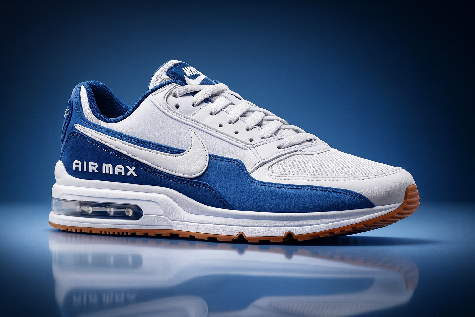 Sneakers homme Air Max Limited 3 Blanc et bleu